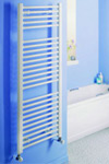 QUINN TOWEL RADIATOR CRYSTAL WHITE STRAIGHT